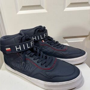 Tommy Hilfiger Navy High-Top Sneakers